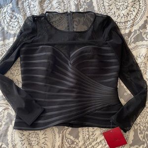 JS collections sexy sheer top NWT size 14